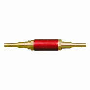 Anti retour Stop feu Acétylène Simple débit montage tuyau Ø6,3x12 / Ø10x17 Anti retour Stop feu Acétylène Simple débit montage tuyau Ø6,3x12 / Ø10x17