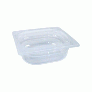 Bac Polypropylène GN 1/6 H. 65 mm - Gastroland - transparent plastique polypropylène 3701666002816