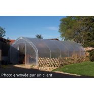 Bâche pour serre à ourlets thermique sur mesure - jardin couvert - 200 µ