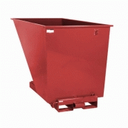 Benne auto-basculante 900 litres Rouge = Dangereux pour l'environnement Benne auto-basculante 900 litres Rouge = Dangereux pour l'environnement