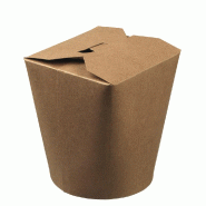 Boite à pâtes Ecokraft carton naturel 1000ml - par 500
