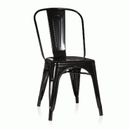 Chaise VANTAGGIO COMFORT métallique noir hjh OFFICE - noir métal 645020