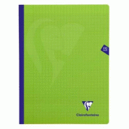 Clairefontaine Lot de 5 Cahier Mimesys 24x32, 192p./96 feuilles 90 g/m² brochées, coloris vert, Séyès - 3329683593416