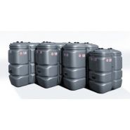 Cuve double paroi pour le stockage de fioul, gasoil, GNR - Volume 750 L, 1000 L, 1500 L ou 2000 L