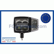 Feu de travail LED avec feu de position et lentille chauffante LEDSON 33490415 Feu de travail LED avec feu de position et lentille chauffante LEDSON 33490415