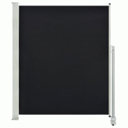 Helloshop26 - Auvent latéral rétractable de patio 160 x 300 cm noir 02_0007276 - noir polyester 3000386382728