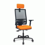 Piqueras y Crespo Silla Bormate asincro malla negra asiento bali naranja brazos 2D ruedas 65mm cabecero regulable - orange multi-matériau 405ASM840B3 Piqueras y Crespo Silla Bormate asincro malla negra asiento bali naranja brazos 2D ruedas 65mm cabecero regulable - orange multi-matériau 405ASM840B3