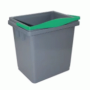 Seau 4 l gris - anse verte Seau 4 l gris - anse verte