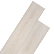 Vidaxl planches de plancher pvc non auto-adhésif chêne blanc classique 245164