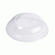 Couvercle dôme transparent PET pour pot à glace 70ml Ø6,5cm - par 2000