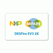 Carte Desfire DESFire EV3 2K - Interface RF ISO/CEI 14443 Type A, Mémoire 2K