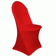 Housse de chaise pliante rouge