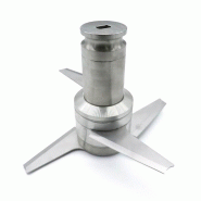 Maxima - Robot Culinaire 50L bloc de lames lisses en acier inoxydable, quatre lames pour fruits, légumes, noix, chocolat, pesto et sauces - 9399415