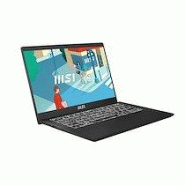 MSI Modern 14 C13M-410FR Intel® Core i7 i7-1355U Ordinateur portable 35,6 cm (14") Full HD 16 Go DDR4-SDRAM 512 Go SSD Wi-Fi 6 (802.11ax) Windows 11 Home Noir MSI Modern 14 C13M-410FR Intel® Core i7 i7-1355U Ordinateur portable 35,6 cm (14") Full HD 16 Go DDR4-SDRAM 512 Go SSD Wi-Fi 6 (802.11ax) Windows 11 Home Noir