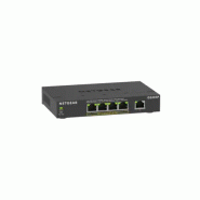 NETGEAR GS305Pv3 Non-géré Gigabit Ethernet (10/100/1000) Connexion Ethernet, supportant l'alimentati