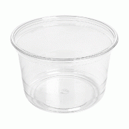 Pot traiteur rPET 550 ml Ø11,7x7,6cm - par 32