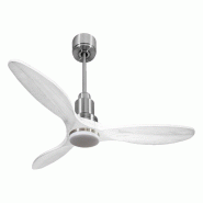 PURLINE Ventilateur de plafond Réversible  Thermostat Dimmable Wifi Moteur à courant continu Toits en pente Télécommande Lumière à trois tons Hy