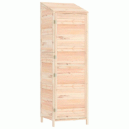 Remise de jardin 55x52x174,5 cm Bois de sapin solide Modèle Vega Flex Pro - 152186