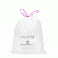 Rouleau 20 sacs poubelles 12 l blanc code C -  Autre Plastique Brabantia - blanc plastique 8710755245343