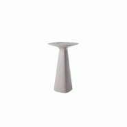 Table haute AMELIE UP - gris tourterelle
