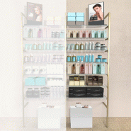 Élément suivant Queen Vogue or 7 tablettes verre L90xH240cm