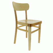Chaise d'intérieur Bastia en bois finition naturelle - par 2