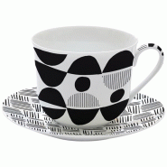 EASY LIFE Coffret Tasse Déjeuner 40 cl - Graphiti - 035-1213163