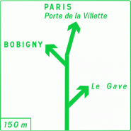 Panneau diagrammatique Dv42a1 - pré-signalisation carrefours complexes - WP Signalisation Panneau diagrammatique Dv42a1 - pré-signalisation carrefours complexes - WP Signalisation