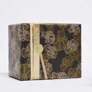 Papier cadeau Spirales cuivres 0,69X50m