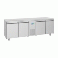 Polar Table Réfrigérée Négative Inox 4 Portes GN 1/1 - 632L Classe C - UA075 Polar Table Réfrigérée Négative Inox 4 Portes GN 1/1 - 632L Classe C - UA075