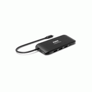 Port Designs 901913 hub & concentrateur USB 2.0 Type-C 5000 Mbit/s Noir