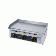 Roller Grill plaque à snacker professionnelle inox gaz, 3 feux, PSR 900 GI - inox PSR 900 GI