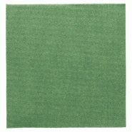 Serviette en ouate gaufré 2 plis vert sapin 33x33cm - par 1200