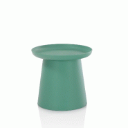 AQA Design Table basse en polypropylène TALIK vert. L.50 P.50 H.45 MP02358 - vert plastique polypropylène MP02358