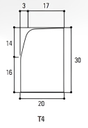 Bordure type t4 Bordure type t4