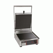 Grill vitrocéramique électrique simple Plaques inf. Lisse et sup. Rainurée Sofraca