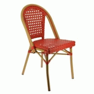 Ligne chr sedia chaise - rouge métal MCH-751315 Ligne chr sedia chaise - rouge métal MCH-751315