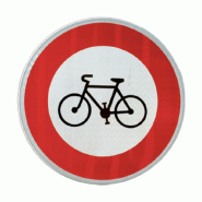 Panneau d'interdiction B9B - Accès interdit aux cycles - WP Signalisation Panneau d'interdiction B9B - Accès interdit aux cycles - WP Signalisation
