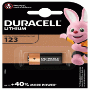 Pile Duracell Lithium Haute Puissance CR123 3 Volts DURACELL - multicolore 5000394123106 Pile Duracell Lithium Haute Puissance CR123 3 Volts DURACELL - multicolore 5000394123106