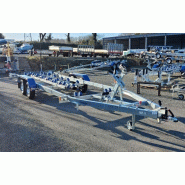 Porte bateau multi-rouleaux GALAXY - GD12 / G1602 - PTAC : 2400Kg - 2 essieux - Sun Way