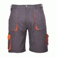 Portwest - Bermuda de travail homme TEXO CONTRAST Gris Taille S - S gris textile 5036108180882 Portwest - Bermuda de travail homme TEXO CONTRAST Gris Taille S - S gris textile 5036108180882