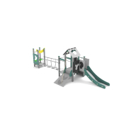 Structure multi-activités métallique chlorophylle fenil- ld1bpmet3600 - ludoparc