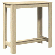VidaXL Table de bar chêne sonoma 102x50x103,5 cm bois d'ingénierie Modèle Boréal Advance Pro - 854411