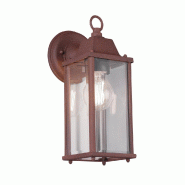 Applique murale extérieure culot E27 rouille - Trio - Olona - aluminium 4017807442045