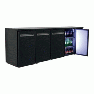 Arrière-bar Réfrigéré 4 Portes Pleines Battantes - 574 L - TEFCOLD - noir 5708181754952