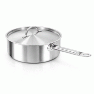 Casserole Professionnelle En Inox Ø 180 Mm – Capacité 1,6 Litres – Equipementpro - M2826