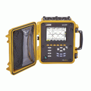 CHAUVIN ARNOUX - CA 8436 Analyseur triphasé IP67 - Mesure, enregistre, calcule et affiche des valeurs pour bilans énergétiques et campagnes de mesures EN50160