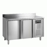Comptoir pour saladette réfrigéré CK7210X1SP 2 portes GN1/1 Inox TEFCOLD