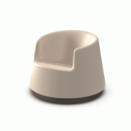 Fauteuil à bascule ROULETTE - crème