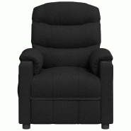 Fauteuil inclinable électrique Noir Tissu Modèle Hervessa - 8720845522629